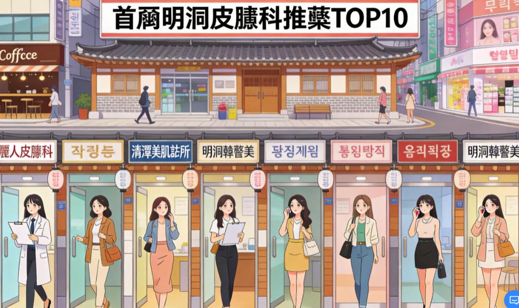 首爾明洞皮膚科推薦TOP10:韓國本地人常去的醫美診所(中韓同價+注射光電項目強)缩略图 首爾明洞皮膚科推薦TOP10