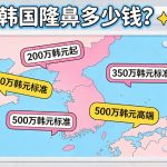 韩国隆鼻多少钱