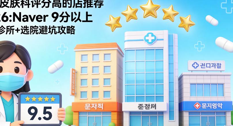韓國皮膚科評分高的店推薦2026